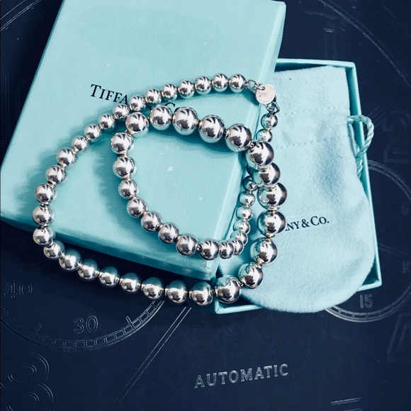 Tiffany Graduated Ball Necklace - Picture 2 of 3